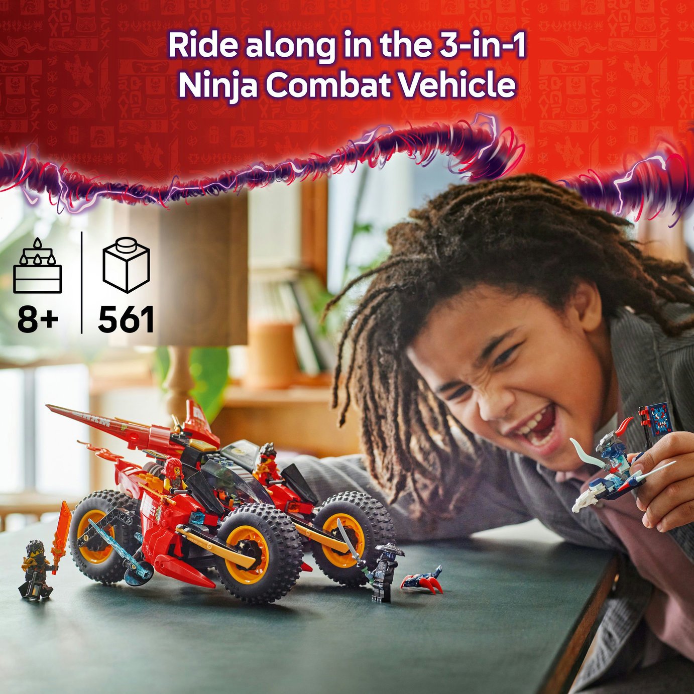 Buy LEGO NINJAGO Ninja Combat Vehicle Building Toy Set 71844