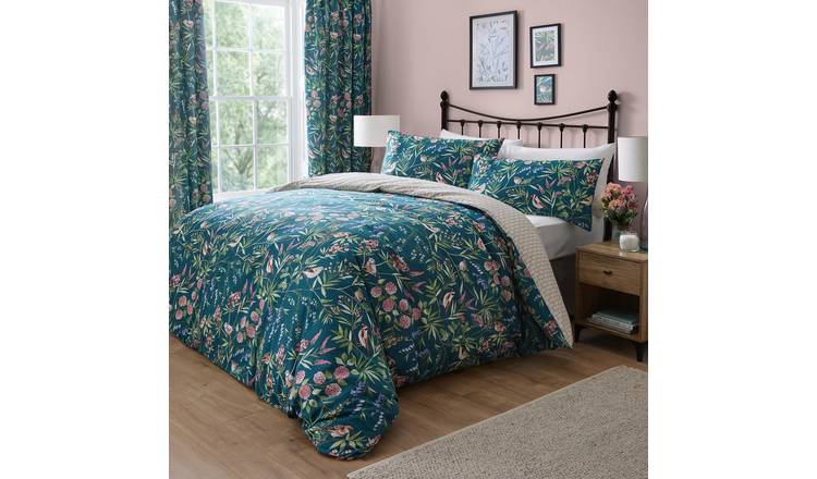 Dreams & Drapes Design Caraway Teal Bedding Set - Double