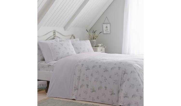 Dreams & Drapes Decorative Chloe Lilac Bedding Set - Double