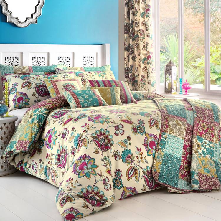 Dreams & Drapes Marinelli Cream Bedding Set - Double 0