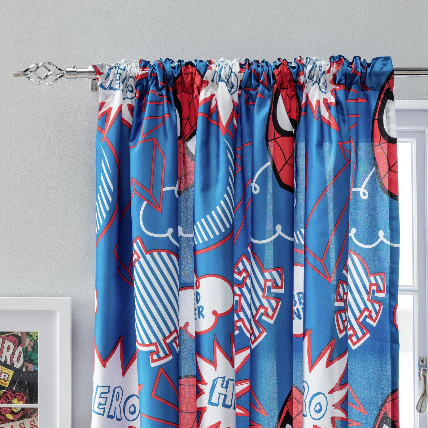 Marvel Spider-Man Unlined Pencil Pleat Curtains Review