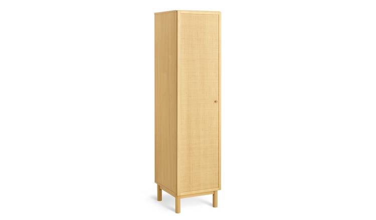 Habitat Simone 1 Door Wardrobe - Oak