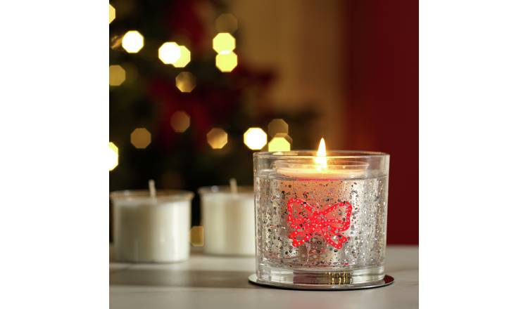 Argos Home Christmas Cookie Refillable Gel Candle-Set of 3 
