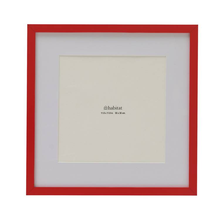 Habitat Red Square Picture Frame - 12x12" 0