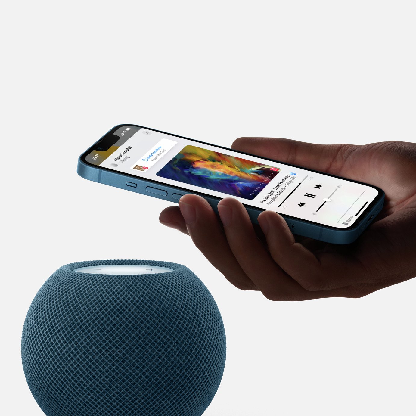 Buy Apple HomePod Mini Smart Speaker - Blue | Wireless speakers