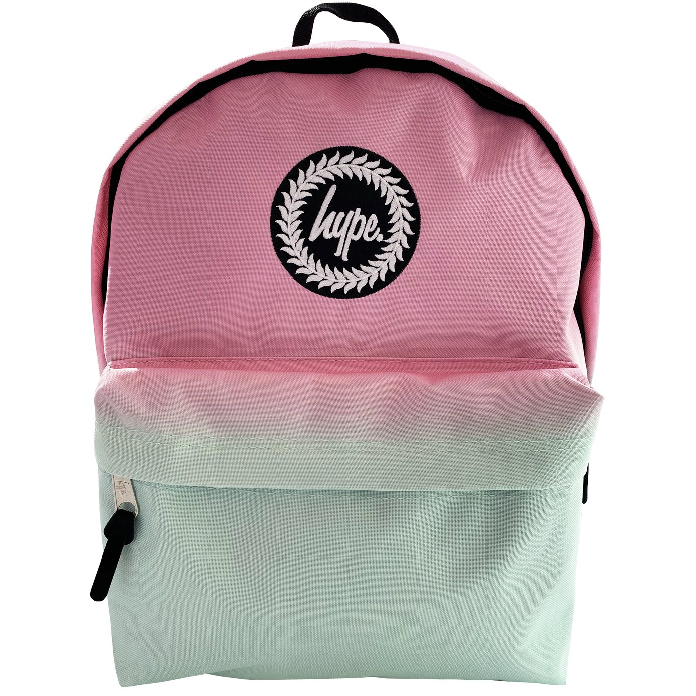 blue pink backpack