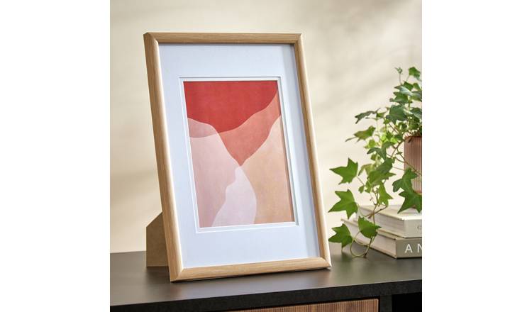 Habitat Oak Effect Wooden Picture Frame - 8x12" - A4