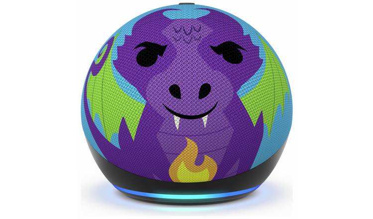 Amazon Echo Dot Kids 5th Gen Smart Speaker with Alexa-Dragon