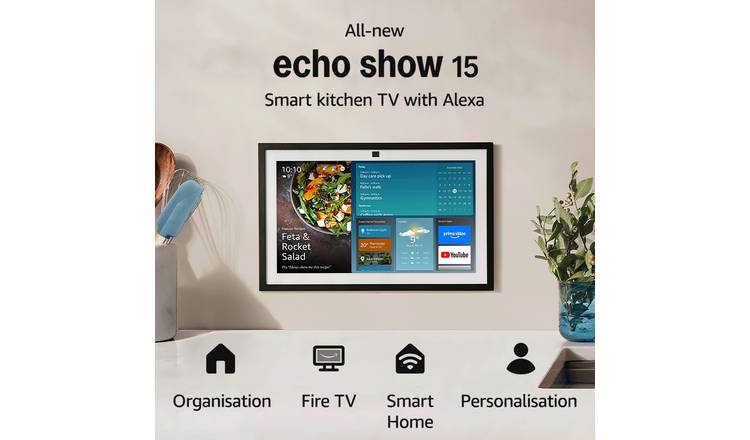 Buy Amazon Echo Show 15 Smart Hub with Built-in Fire TV Alexa