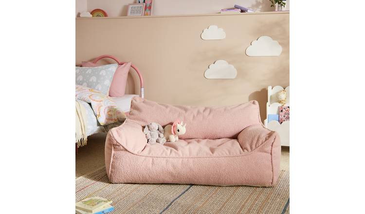 Kaikoo Kids Double Chair Bean Bag - Pink