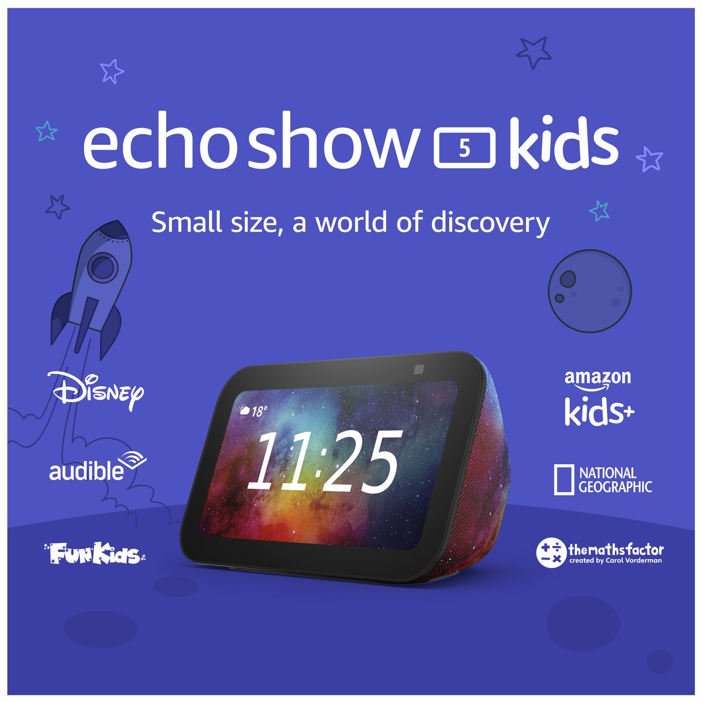 Buy Amazon Echo Show 5 (3rd Gen) Kids Smart Speaker - Galaxy