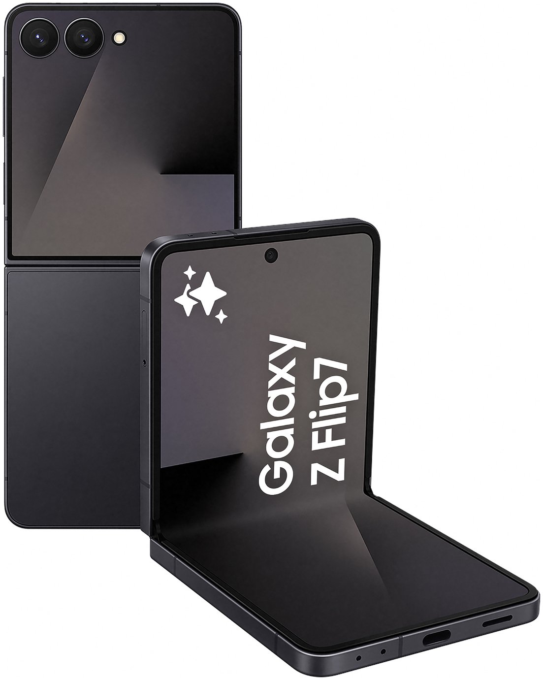 SIM Free Samsung Galaxy Z Flip7 5G 512GB AI Phone - Black