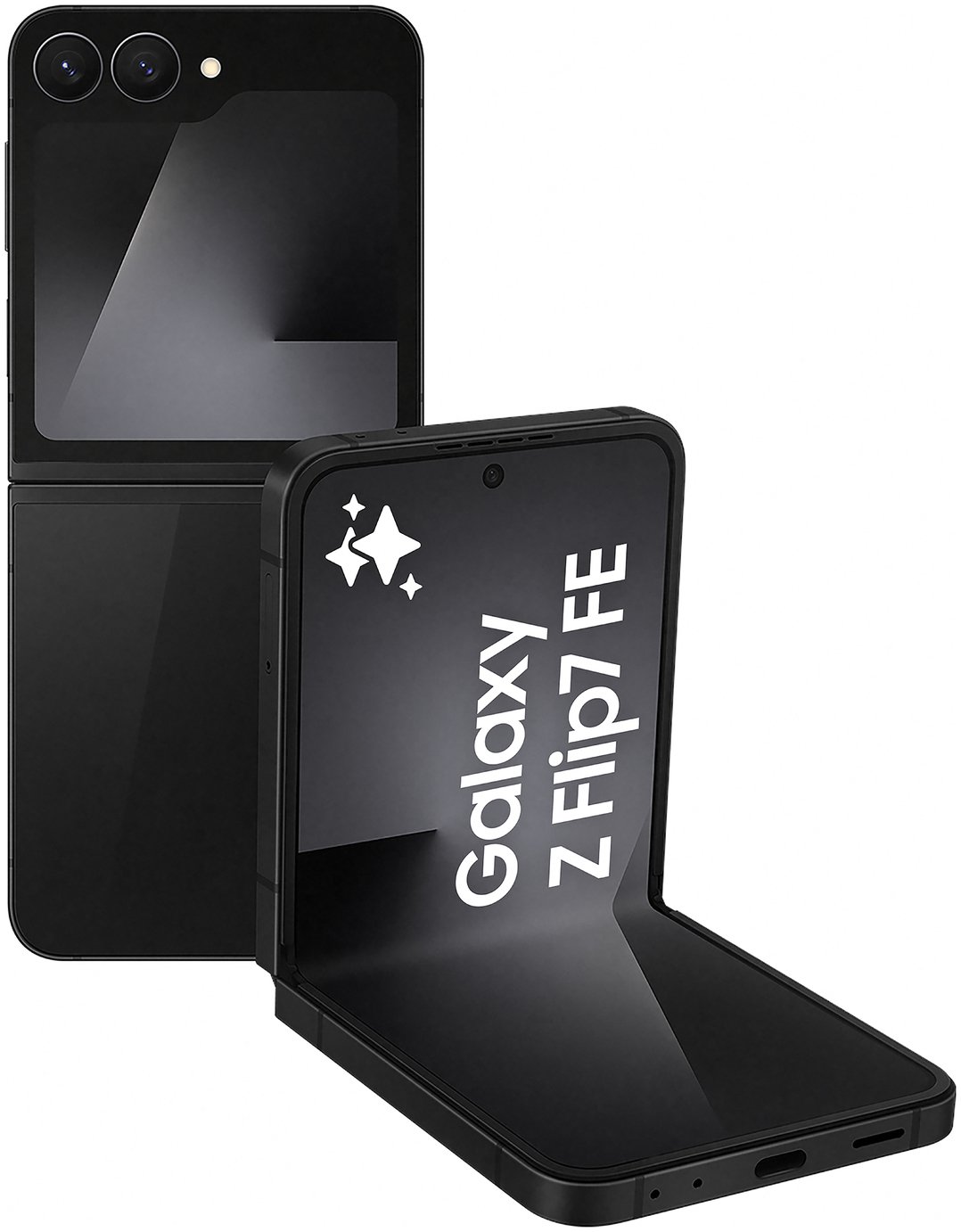 SIM Free Samsung Galaxy Z Flip7 FE 5G 128GB AI Phone - Black