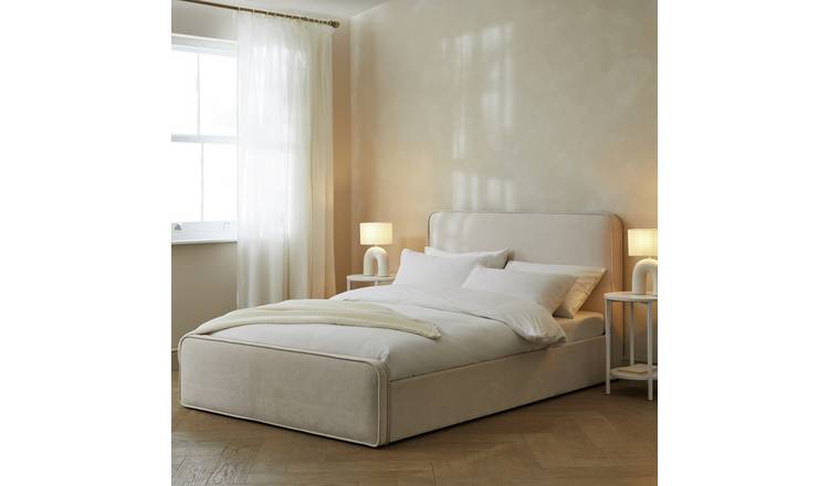 Habitat Ruxley Small Double End Drawer Storage Bed - Natural