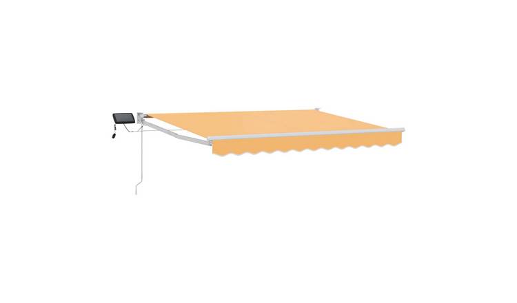 Walplus Electric Aluminium Retractable - Sand - White Frame - White Finish - 300