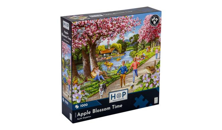 The House of Puzzles Apple Blossom Time 1000 Piece Jigsaw Puzzle