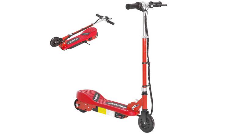 HOMCOM 120W 7 to 14 Years 5.5 Inch Foldable Kids Electric Scooter – Red