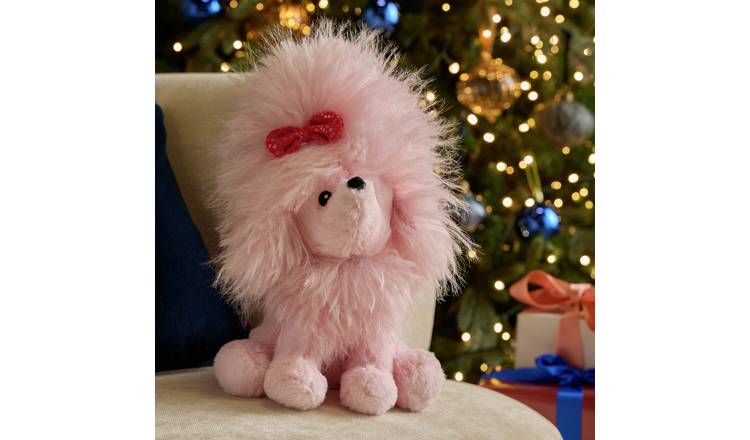 Argos Home Pink Poodle Plush