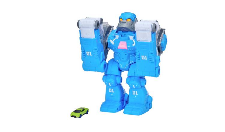 Teamsterz Robo Wreckerz Gorilla Light & Sound Slam With Car 