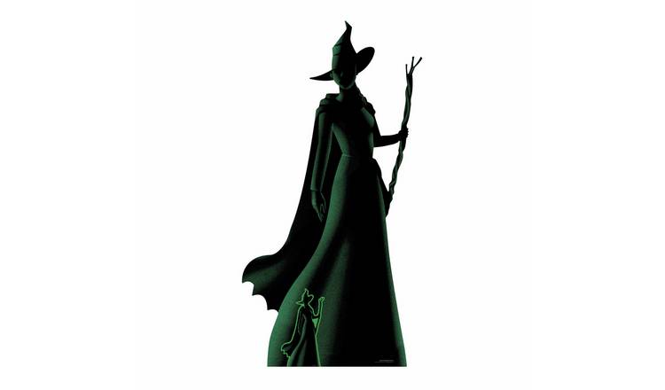 Star Cutouts Wicked Elphaba Silhouette - Green and Black