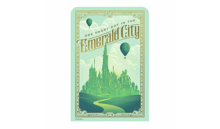 Star Cutouts Wicked Emerald City Cardboard Cutout