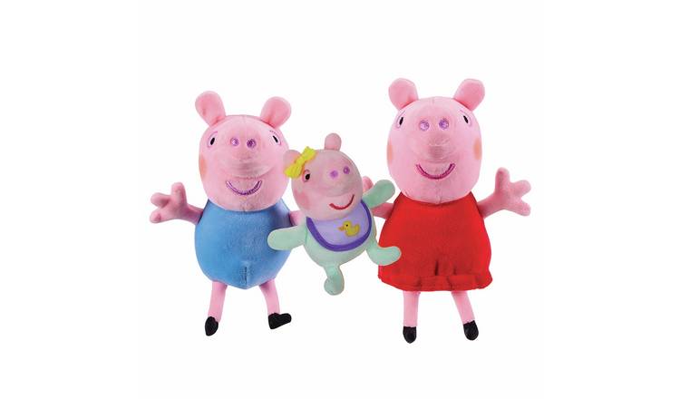Peppa Pig Peppa George And Evie Plush Toys 3 Pack