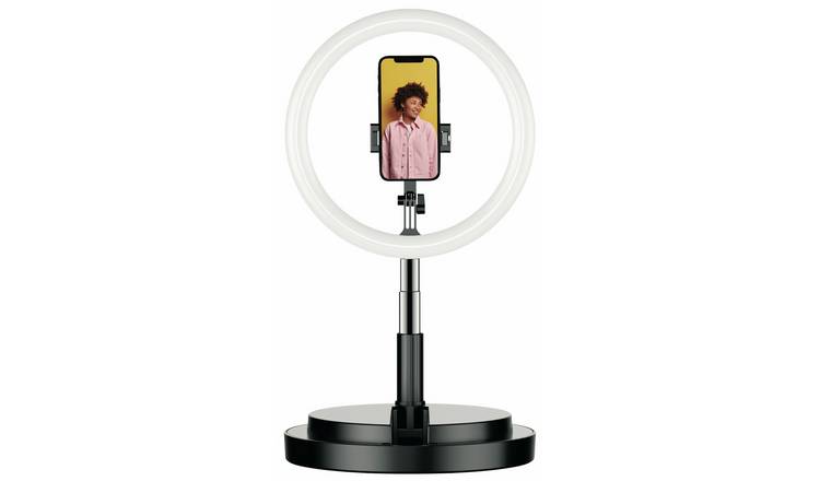Juice Folding Selfie Ring Light Stand - Black