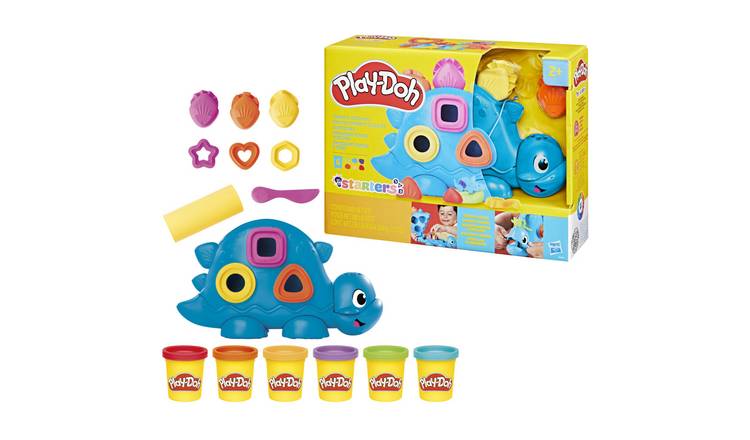 Play-Doh Shapes & Colours Dino 6 Tubs & 5 Accesories Playset