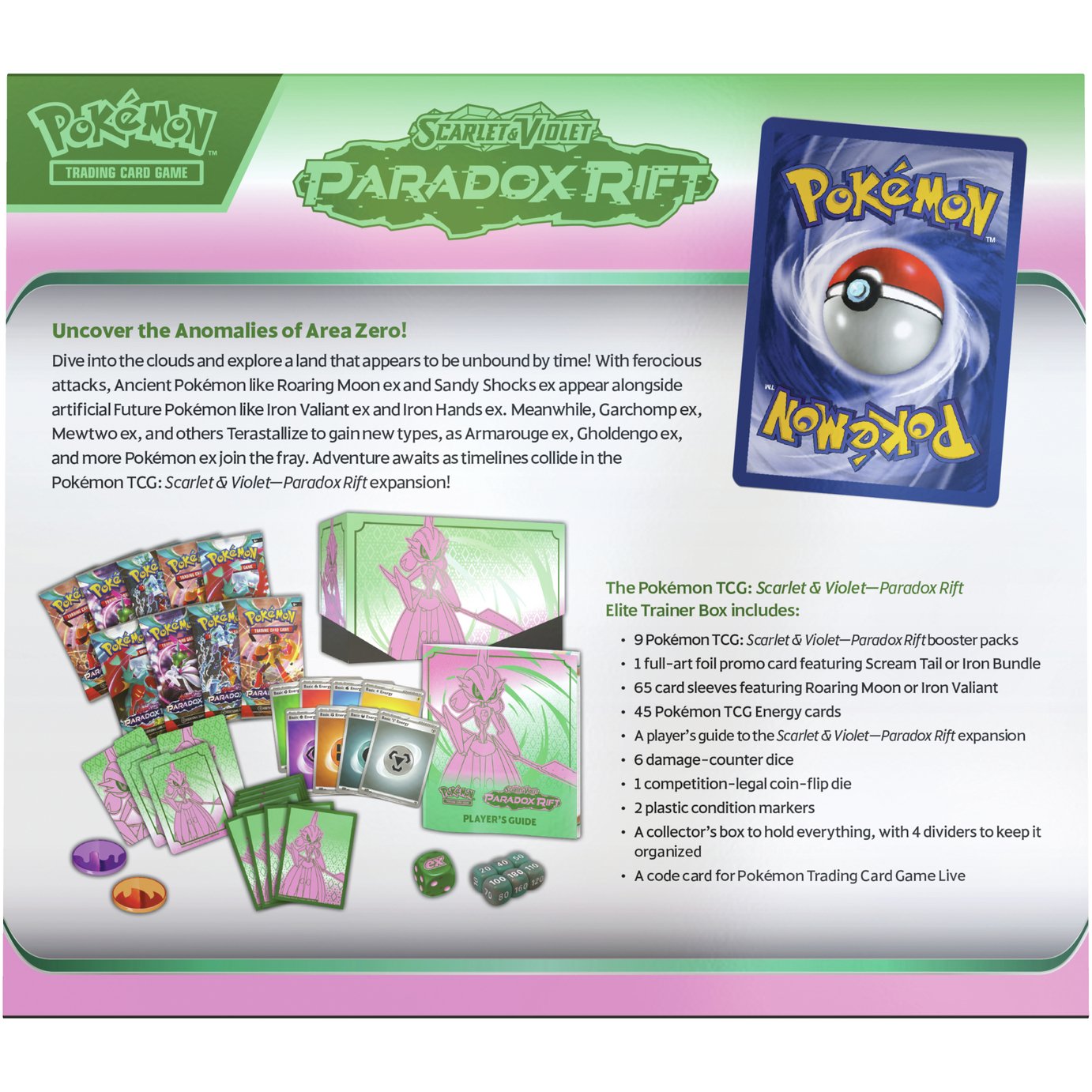 paradox rift booster box card list Pokmon VioletParadox Rift sleeved booster pack is for you! Paradox Rift Booster Box Review