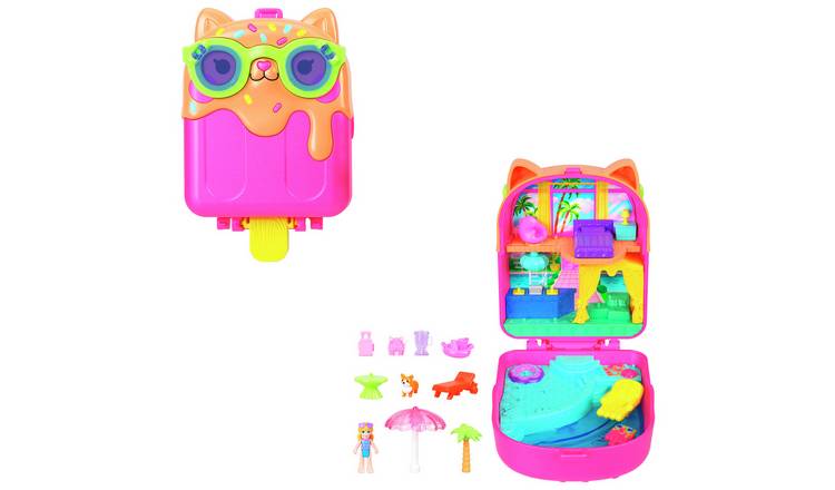 Polly Pocket Kitty Popsicle Resort Compact Playset