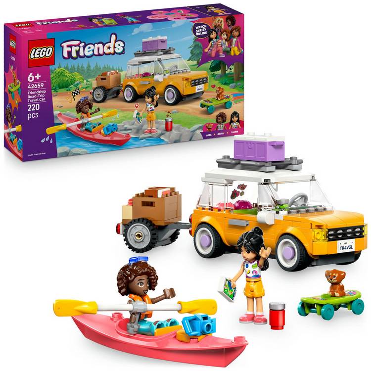 LEGO Friends Friendship Road-Trip Travel Car Toy Set 42659 0