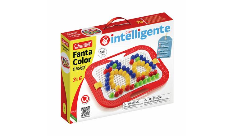 Quercetti Fantacolor Design Colored Peg Art Set