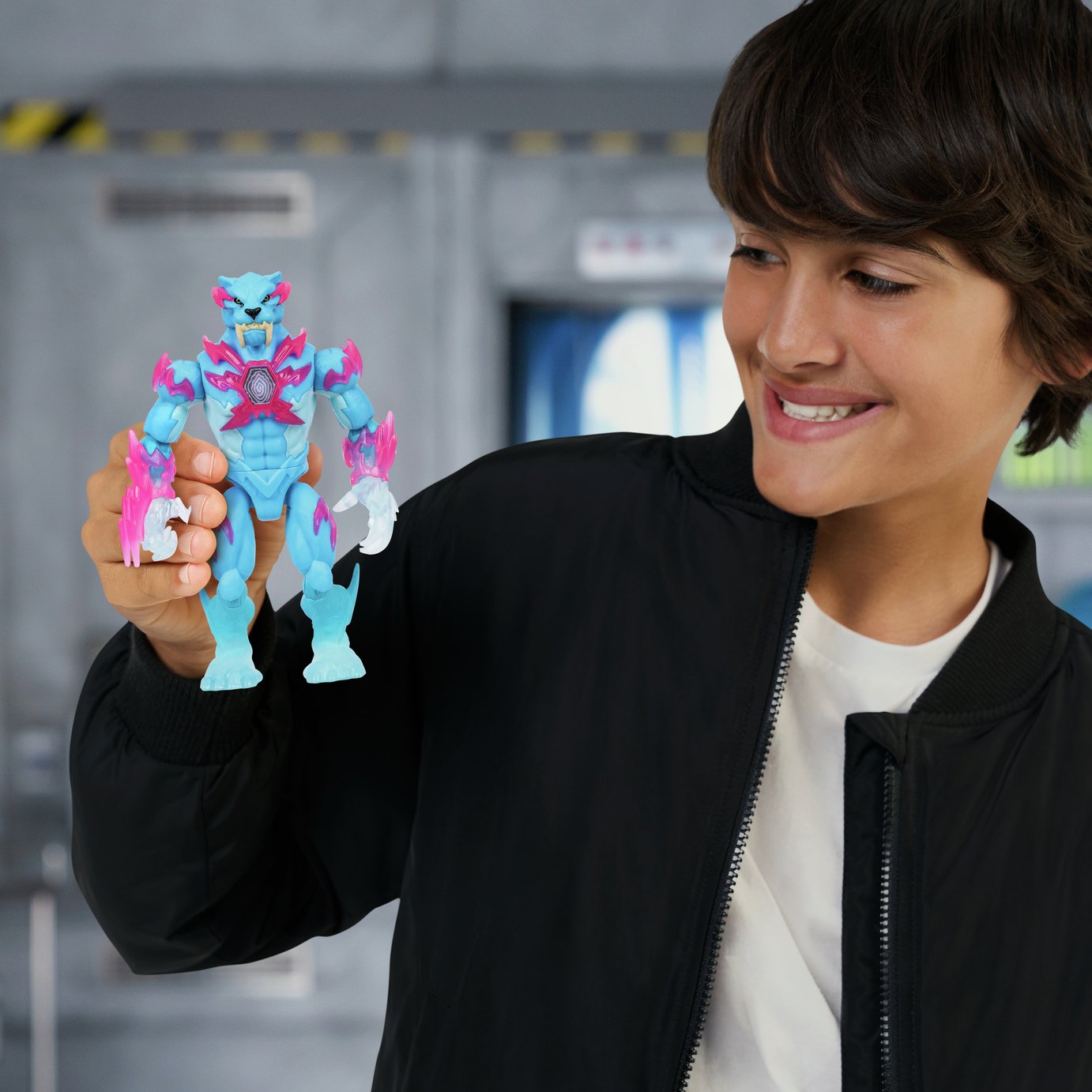 Buy MrBeast Lab Mutation Chamber Lightning Panther Action Figure