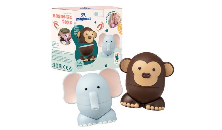 Clics Magimals 2 Piece Safari Magnetic Animal Set
