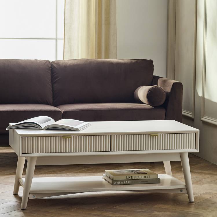 Habitat Roland Coffee Table - Cream 0