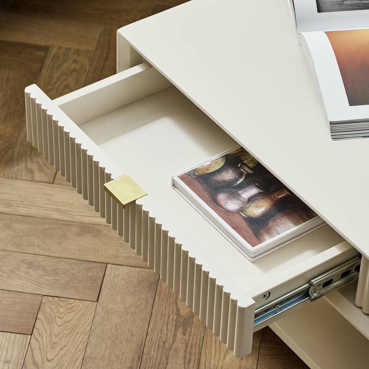 Habitat Roland Coffee Table - Cream 0