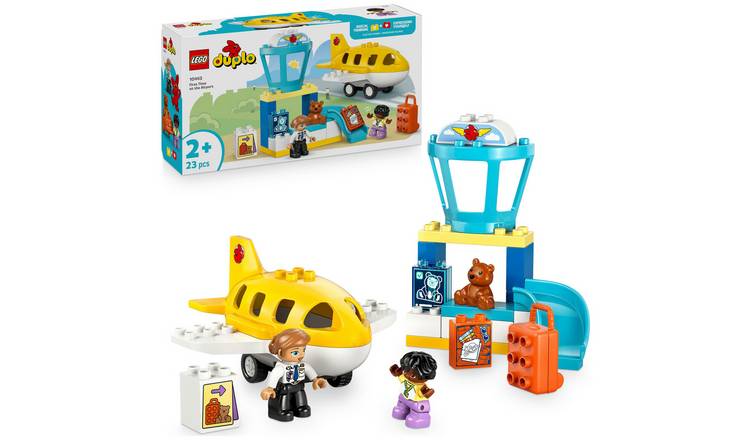 LEGO DUPLO First Time at the Airport with Toy Plane 10443