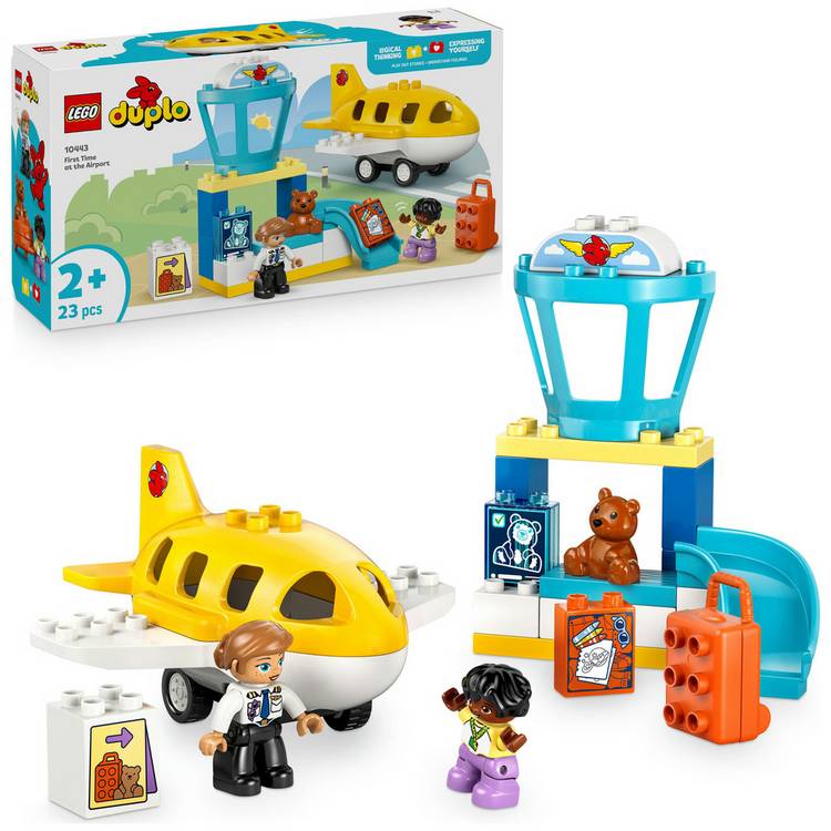 LEGO DUPLO First Time at the Airport with Toy Plane 10443 0