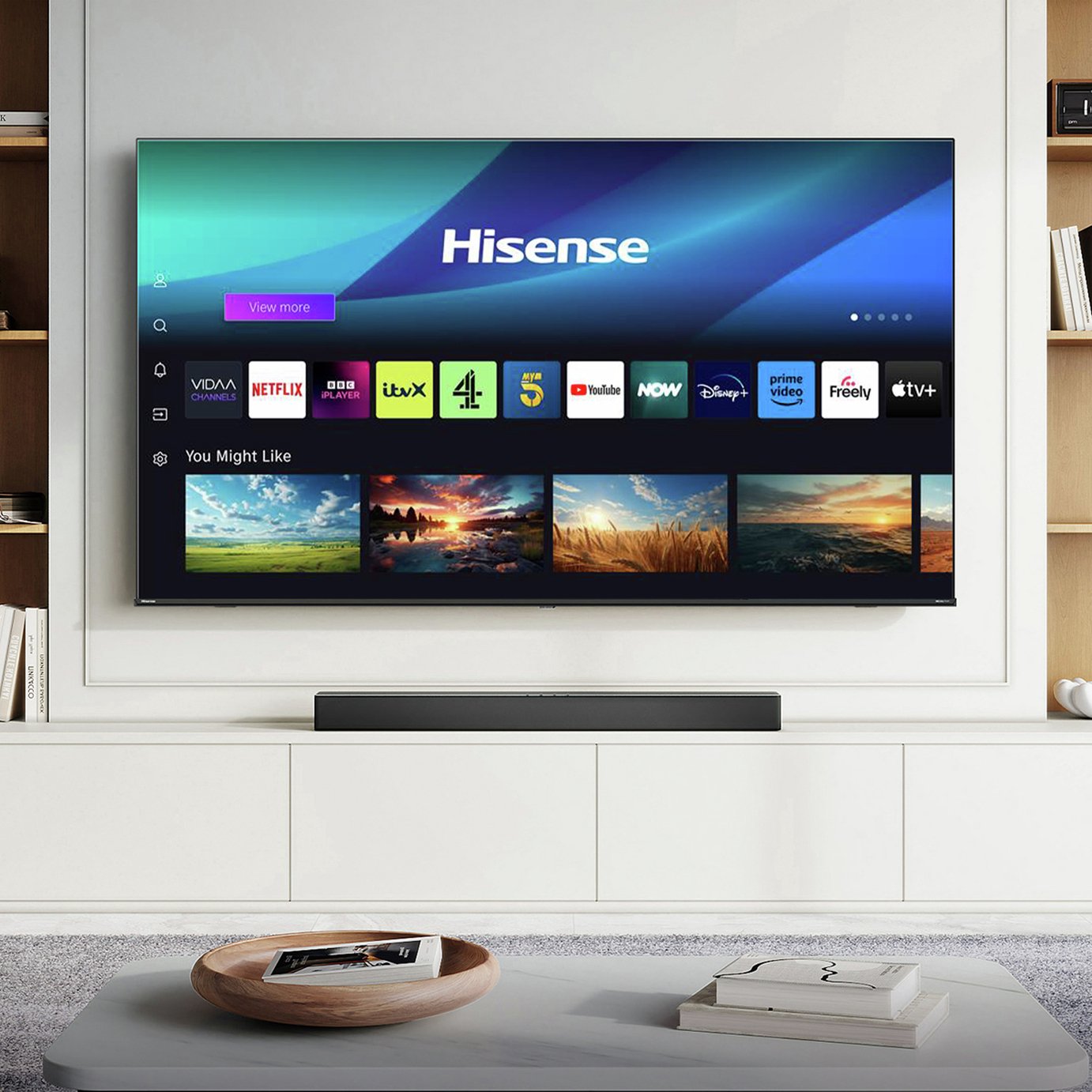 Buy Hisense 75 Inch 75A6QTUK Smart 4K UHD HDR LED Freely TV