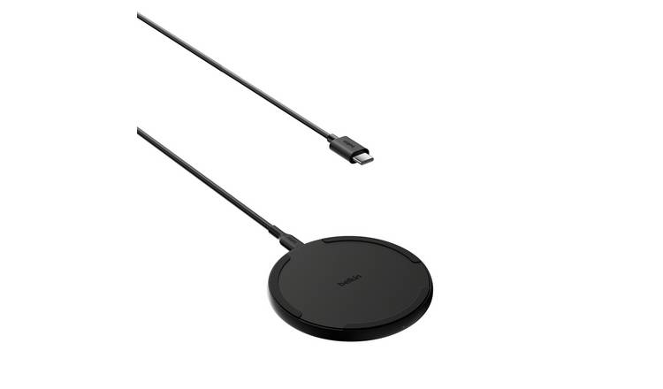 Belkin 15W Qi Wireless Charging Pad + USB-C Cable - Black