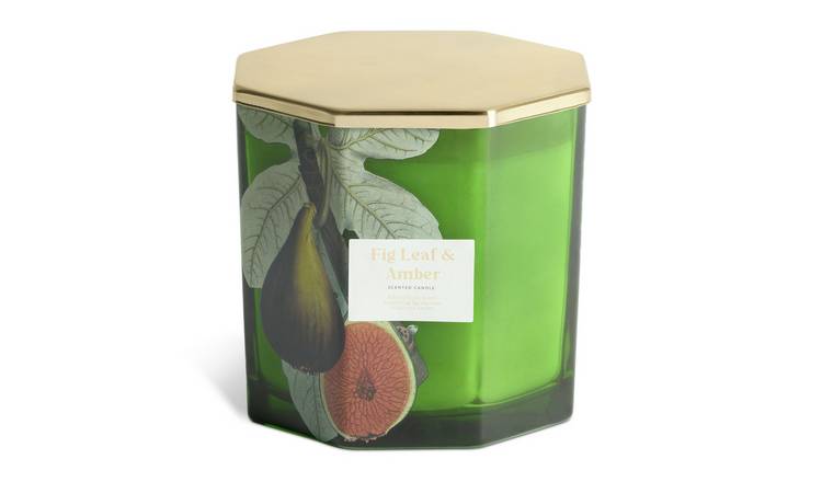 Habitat Medium Multi Wick Candle - Fig Leaf & Amber
