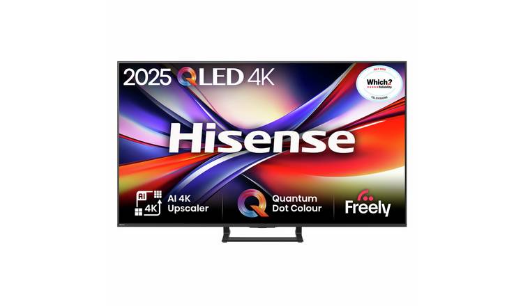Hisense 75Inch 75A7QTUK Smart 4KUHD HRD QLED Freely TV
