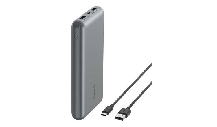 Belkin 15W 20000mAh Portable Power Bank - Space Grey