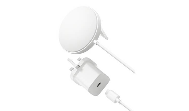 Belkin 15W Qi2 Wireless Charger + Adapter - White