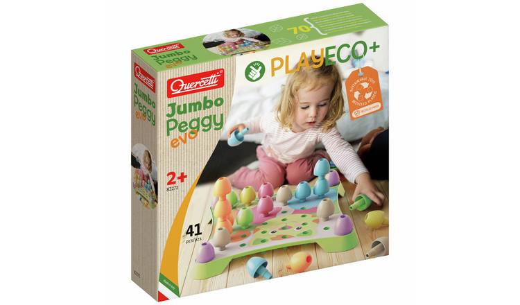 Quercetti PlayEco Jumbo Peggy Evo 41 Pieces