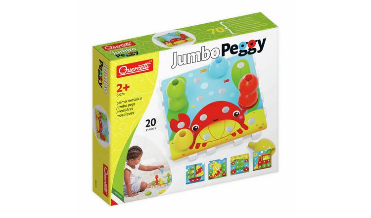 Quercetti Jumbo Peggy 20 Pieces