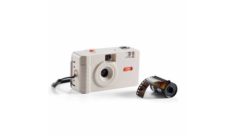 Praktica Reusable 35mm 36 Shots Film Camera & Film - Cream