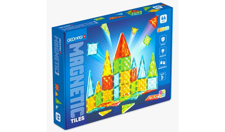 Geomag Magnetic Tiles Gems 44 pieces