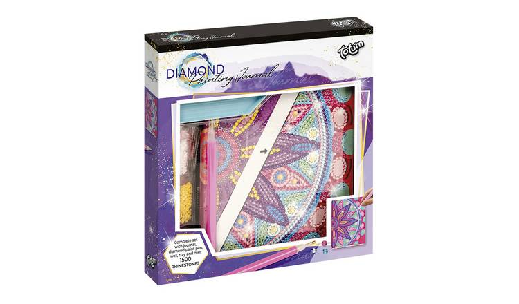 Totum Diamond Paint Notebook Flower Mandala Pink