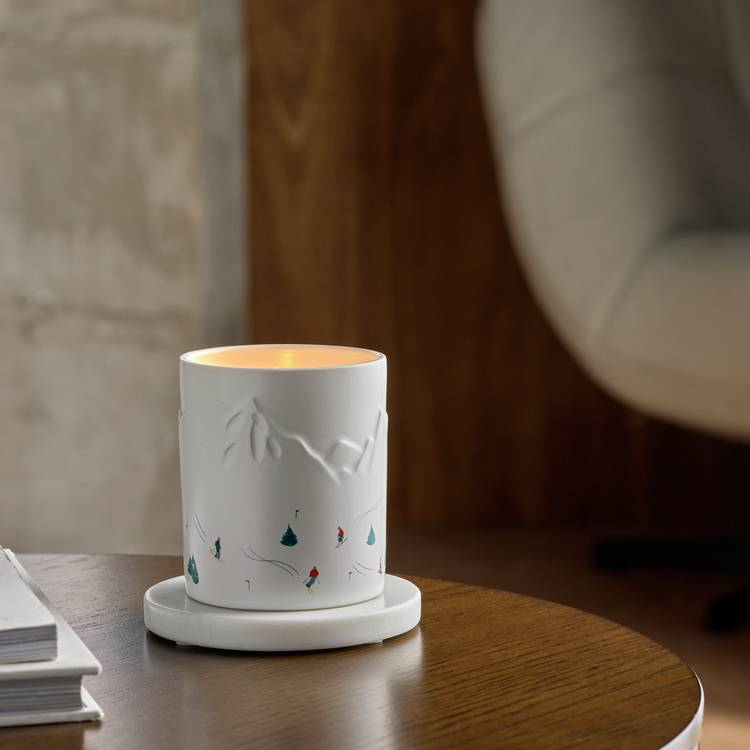 Habitat Small Ceramic Candle - Aspen  0